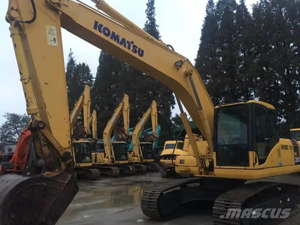 Komatsu pc200-7 حفارات زحافة