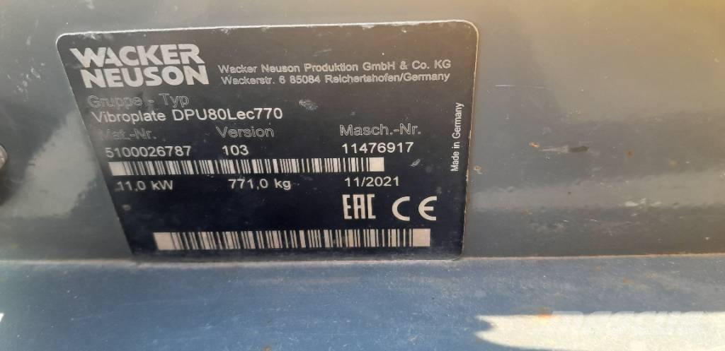 Wacker Neuson DPU 80 دكاكات أفقية