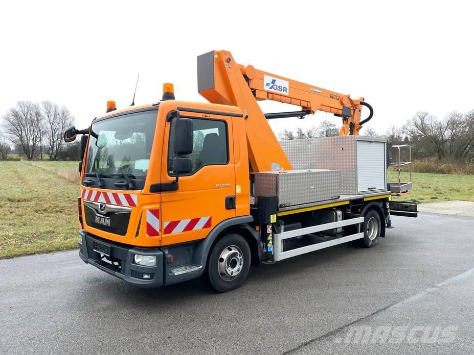 GSR E 180TJ المنصات الهوائية المثبتة على شاحنة