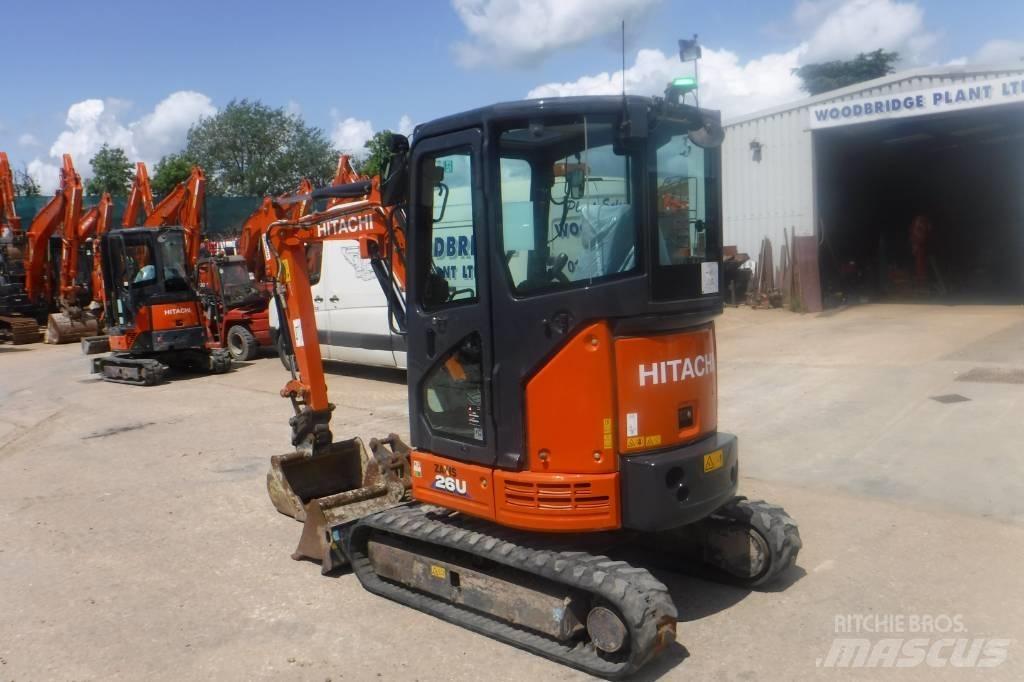 Hitachi ZX 26 U-6 حفارات صغيرة أقل من 7 طن (حفارات صغيرة)