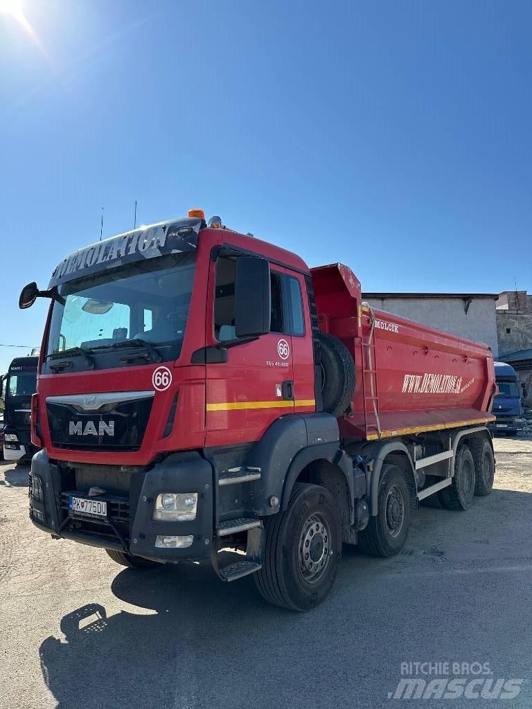 MAN TGS 41.480 شاحنات قلابة