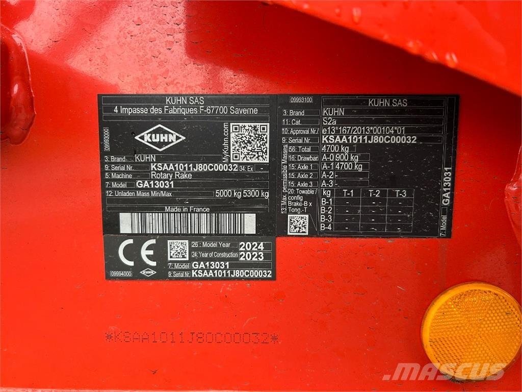 Kuhn GA 13031 معدات حصد