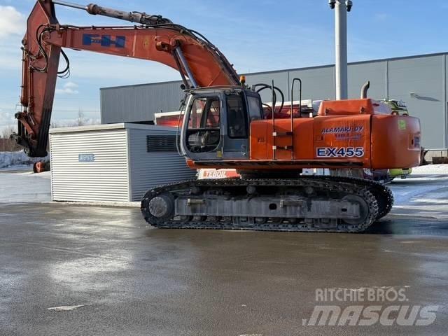 Hitachi EX 455 LC حفارات زحافة