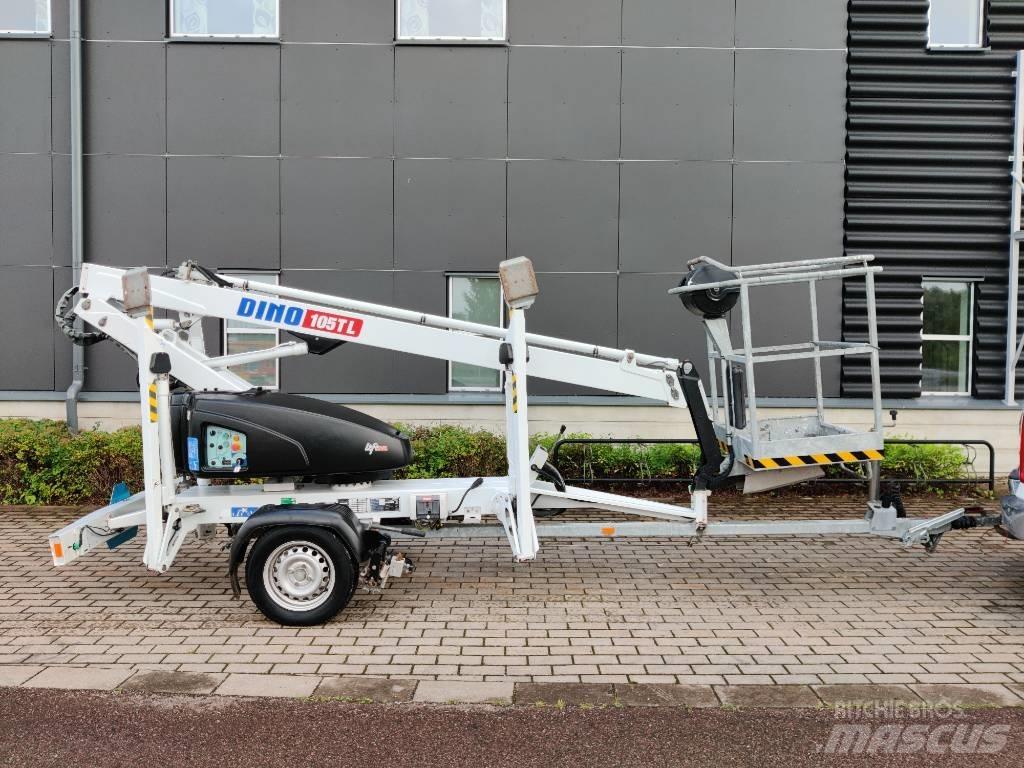 Dino 105 TL Skylift المنصات الهوائية المثبتة على مقطورة