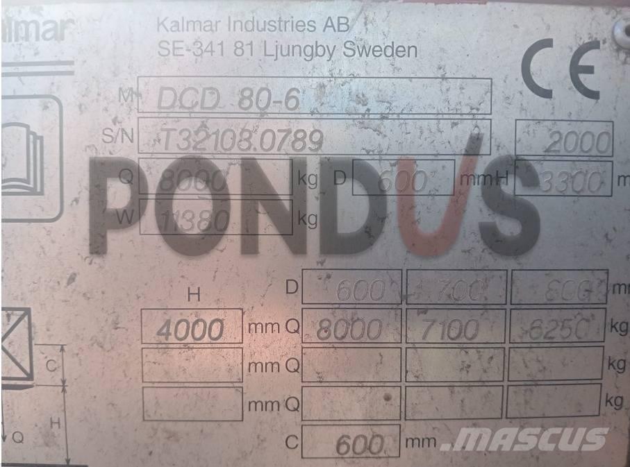 Kalmar DCD 80-6 شاحنات الديزل