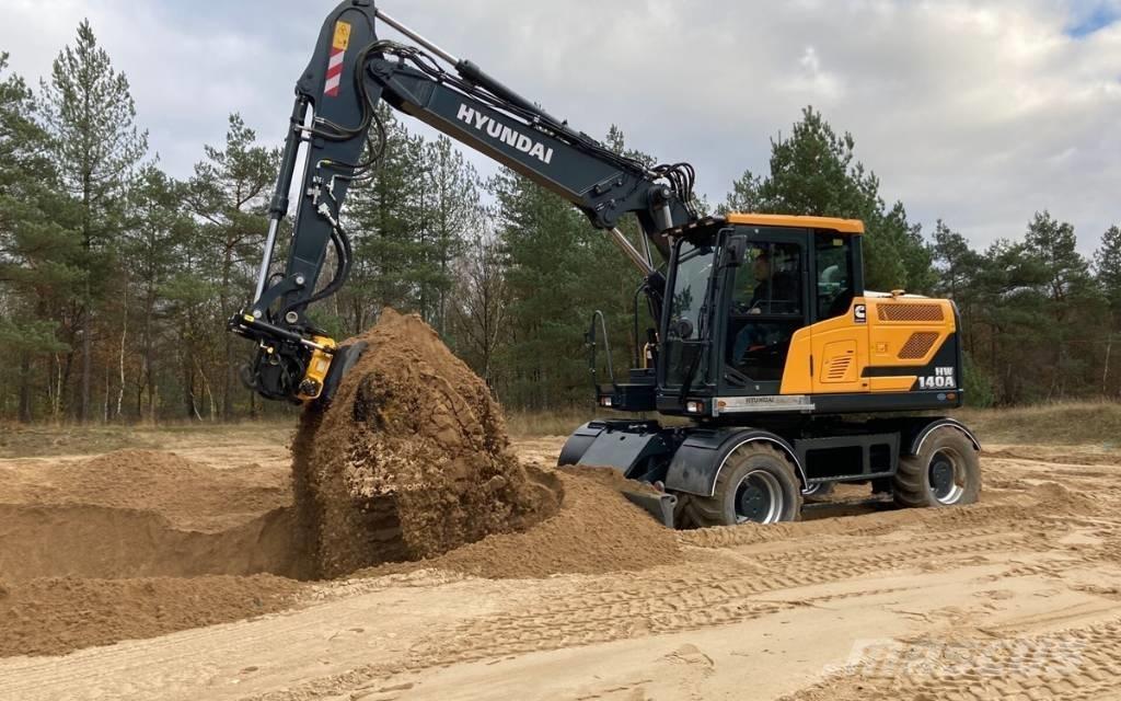 Hyundai HW140A حفارات بعجل