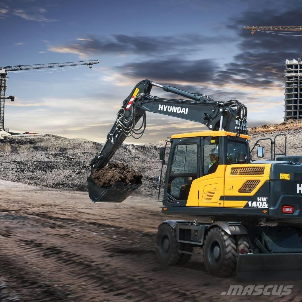 Hyundai HW140A حفارات بعجل