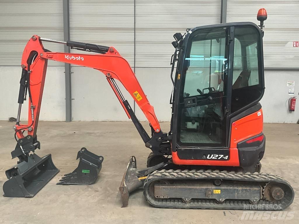 Kubota U 27-4 حفارات صغيرة أقل من 7 طن (حفارات صغيرة)