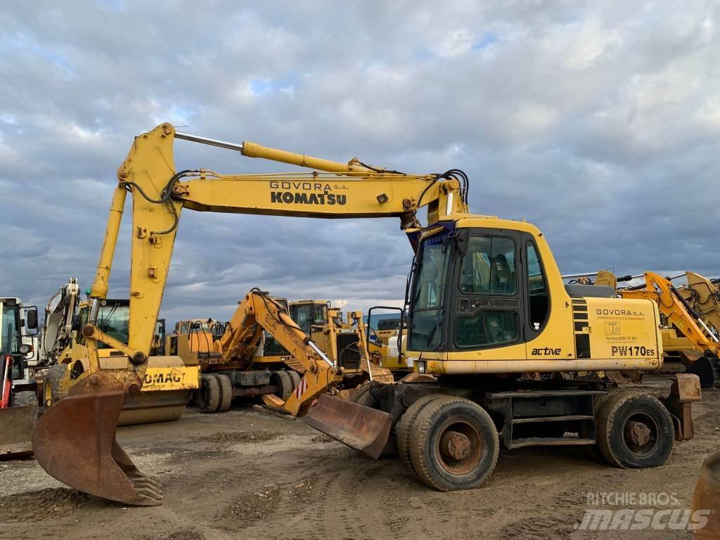 Komatsu PW 170 ES حفارات بعجل