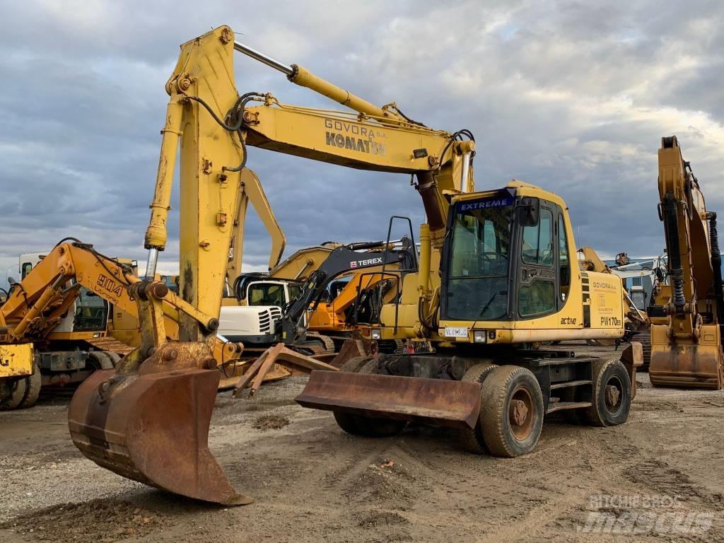 Komatsu PW 170 ES حفارات بعجل