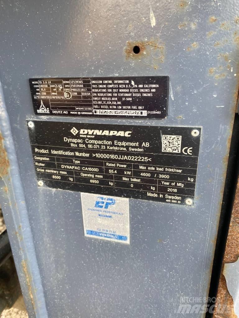 Dynapac CA 1500 D مداحل متنوعة