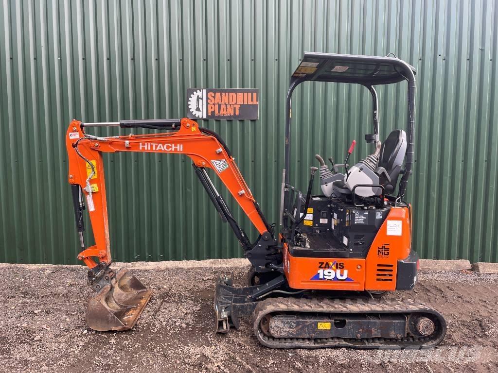 Hitachi ZX 19 U-6 حفارات صغيرة أقل من 7 طن (حفارات صغيرة)