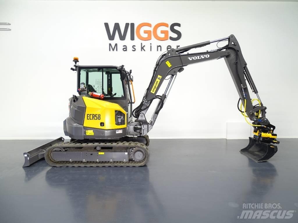 Volvo ECR58F حفارات صغيرة أقل من 7 طن (حفارات صغيرة)