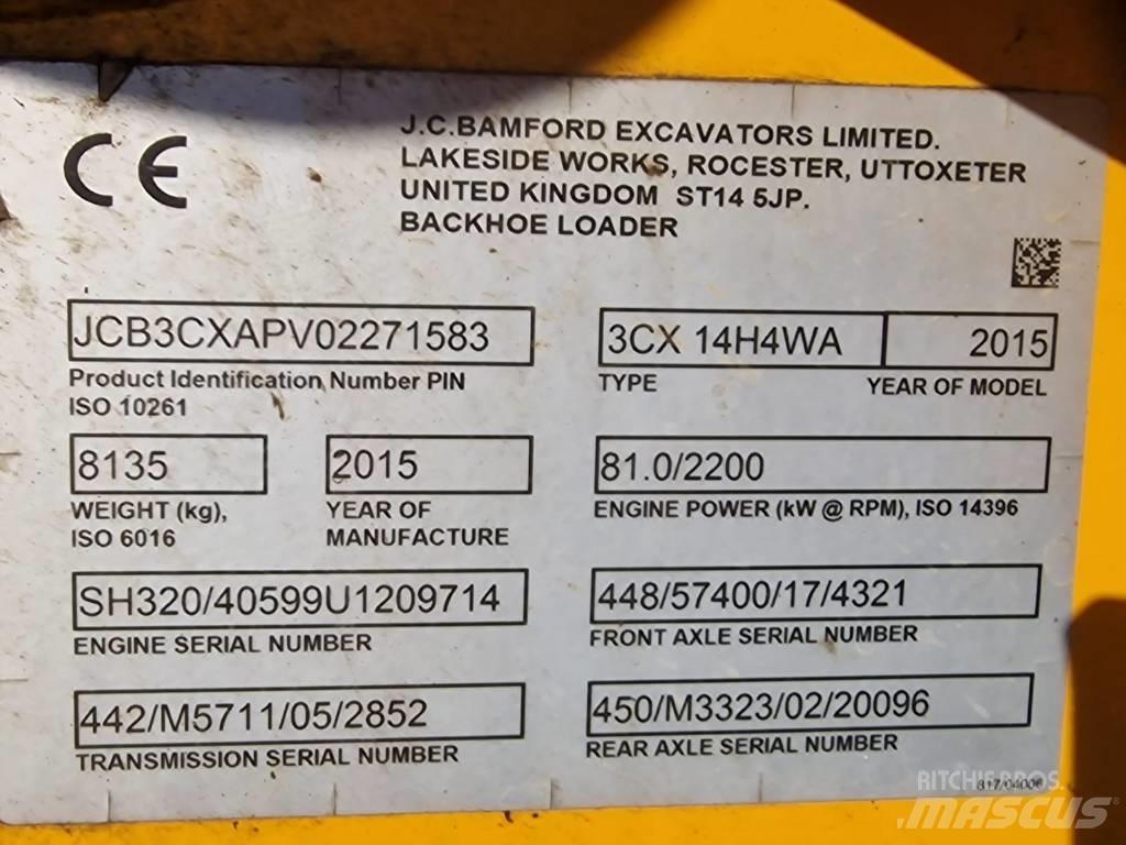 JCB 3 CX ECO لوادر ذات جرافات عكسية