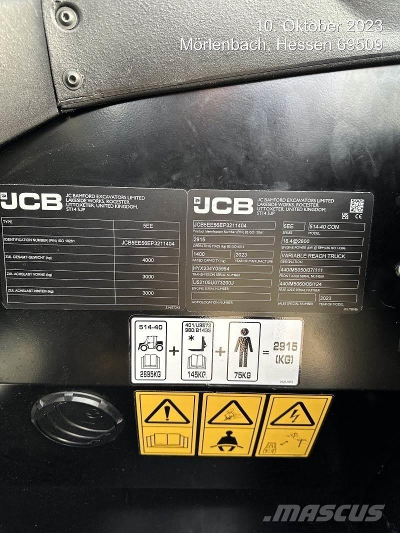 JCB 514-40 CON مناولات متداخلة