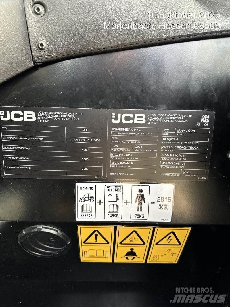 JCB 514-40 CON مناولات متداخلة