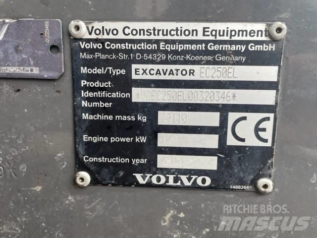 Volvo EC 250 EL حفارات زحافة