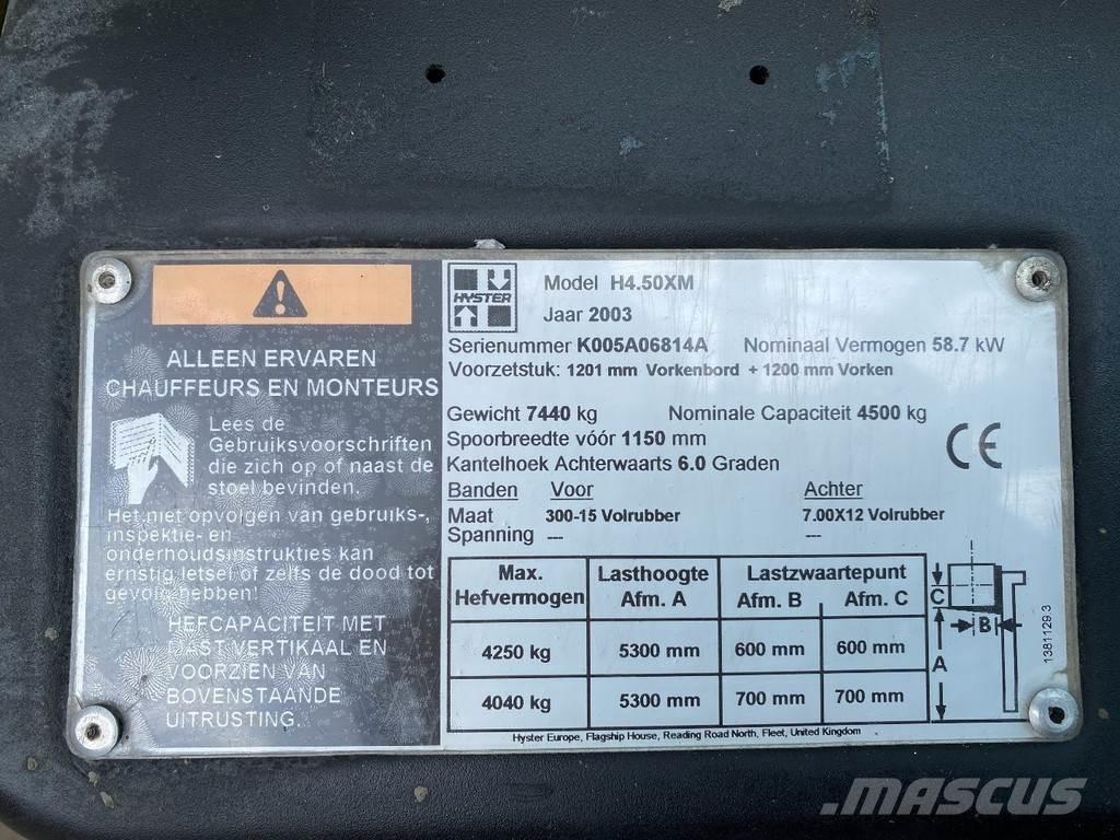 Hyster H4.50XM شاحنات الديزل