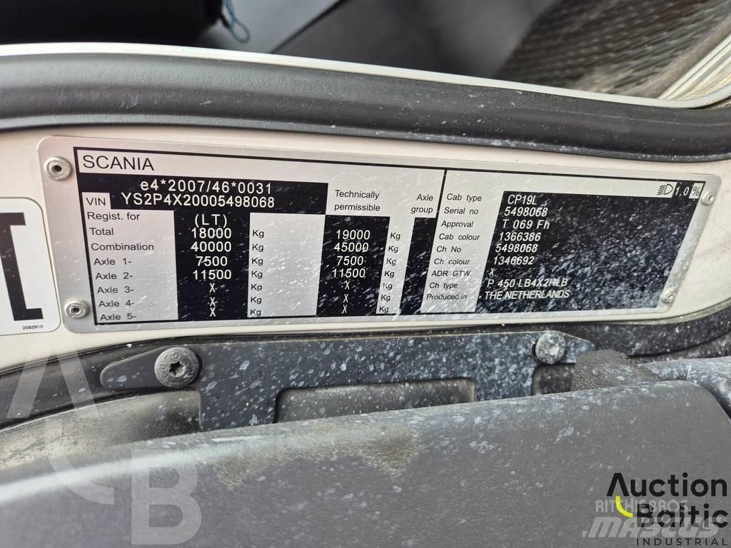 Scania P 450 شاحنات بمقصورة وهيكل