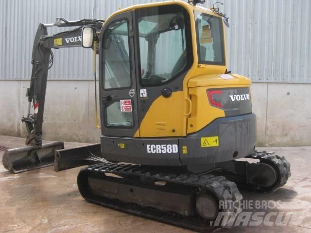 Volvo ECR 58 D حفارات صغيرة أقل من 7 طن (حفارات صغيرة)