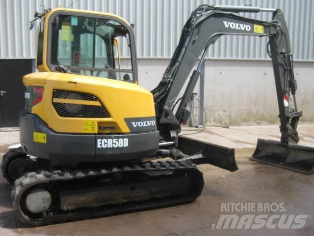 Volvo ECR 58 D حفارات صغيرة أقل من 7 طن (حفارات صغيرة)