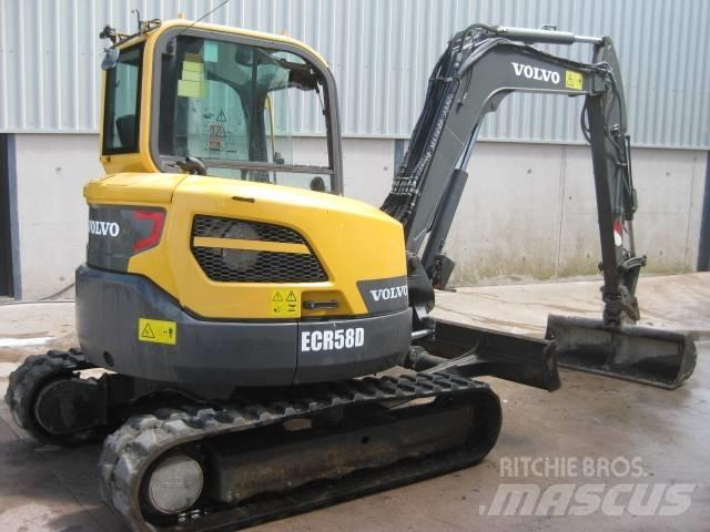 Volvo ECR 58 D حفارات صغيرة أقل من 7 طن (حفارات صغيرة)