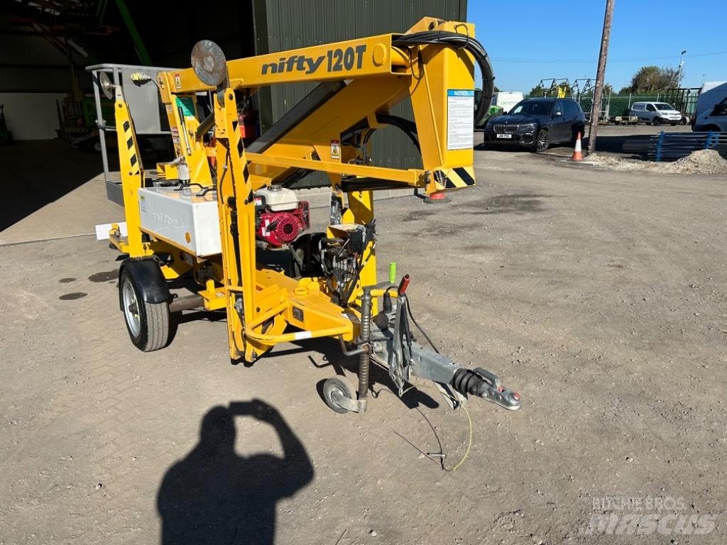 Niftylift 120TPE المنصات الهوائية المثبتة على مقطورة