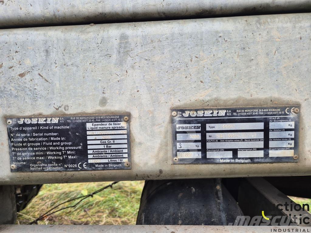 Joskin 11000S مقطورات قلابة