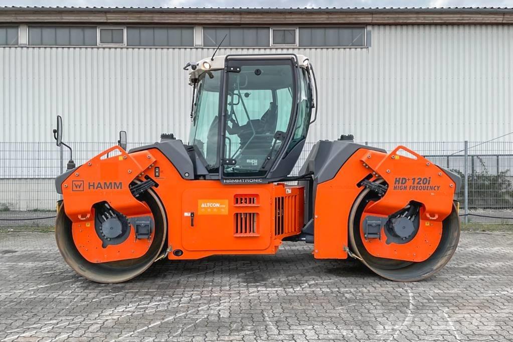 Hamm HD+ 120I VV مداحل ثنائية الاسطوانة