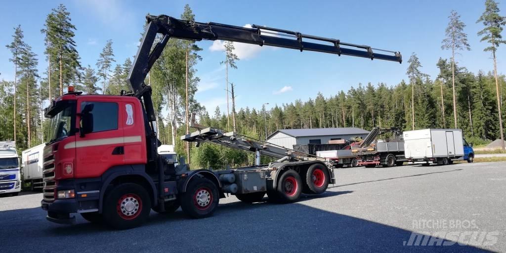 Scania R420 شاحنات الرافعات