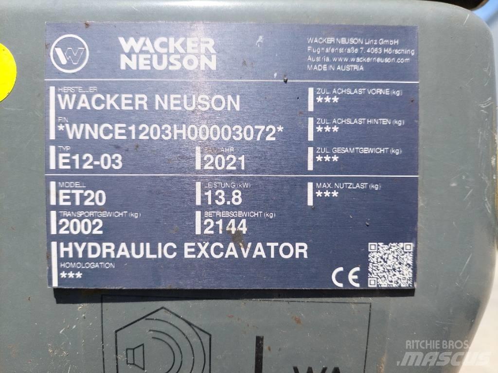 Wacker Neuson ET20 حفارات زحافة