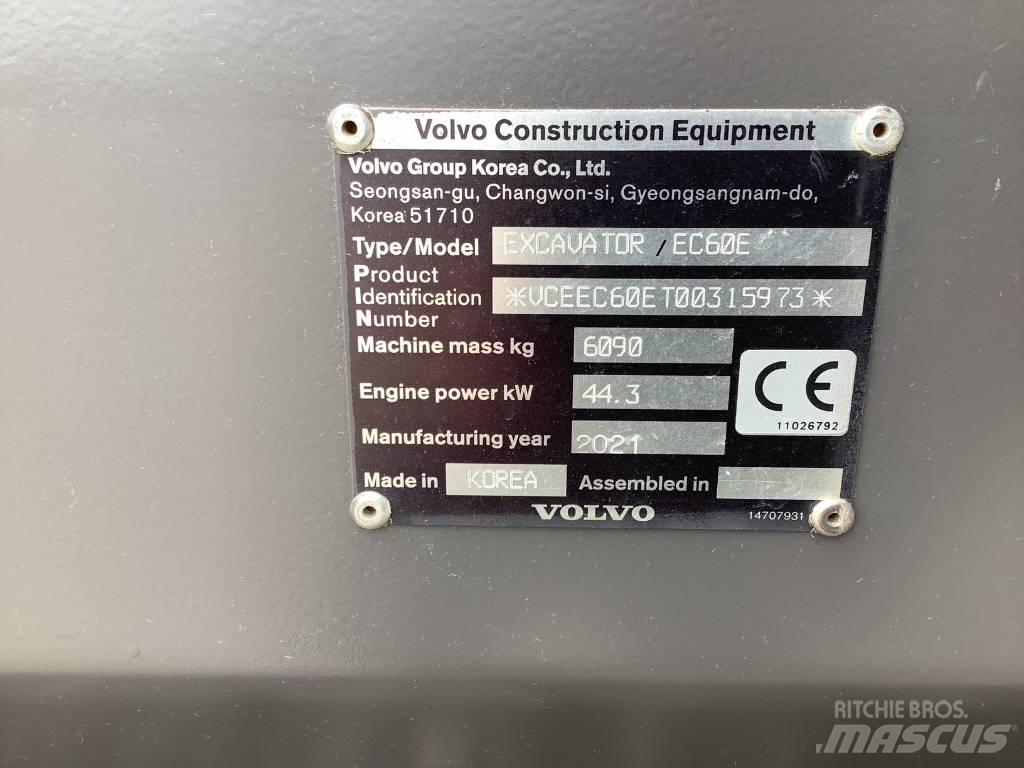 Volvo EC 60 E حفارات زحافة