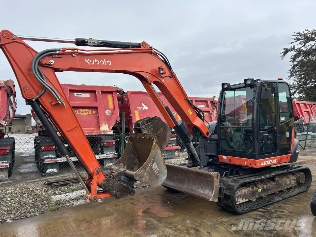 Kubota KX 080-4 حفارات وسط 7 طن - 12 طن
