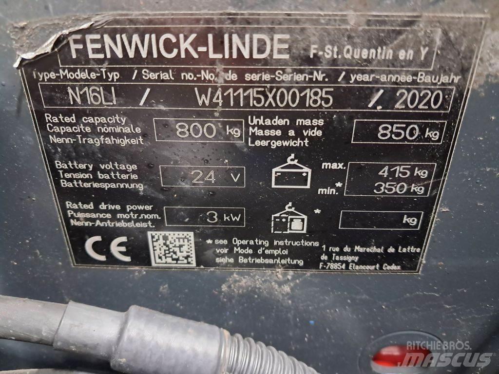 Linde N16LI معدات الرفع عالي المستوى