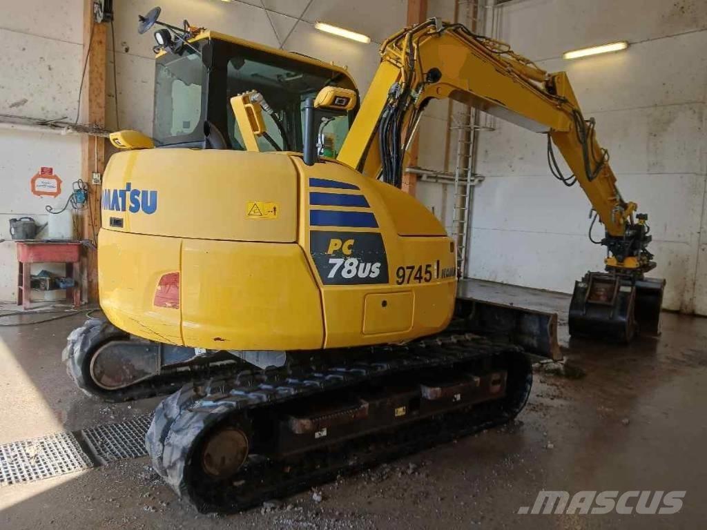 Komatsu PC78US-10 حفارات وسط 7 طن - 12 طن