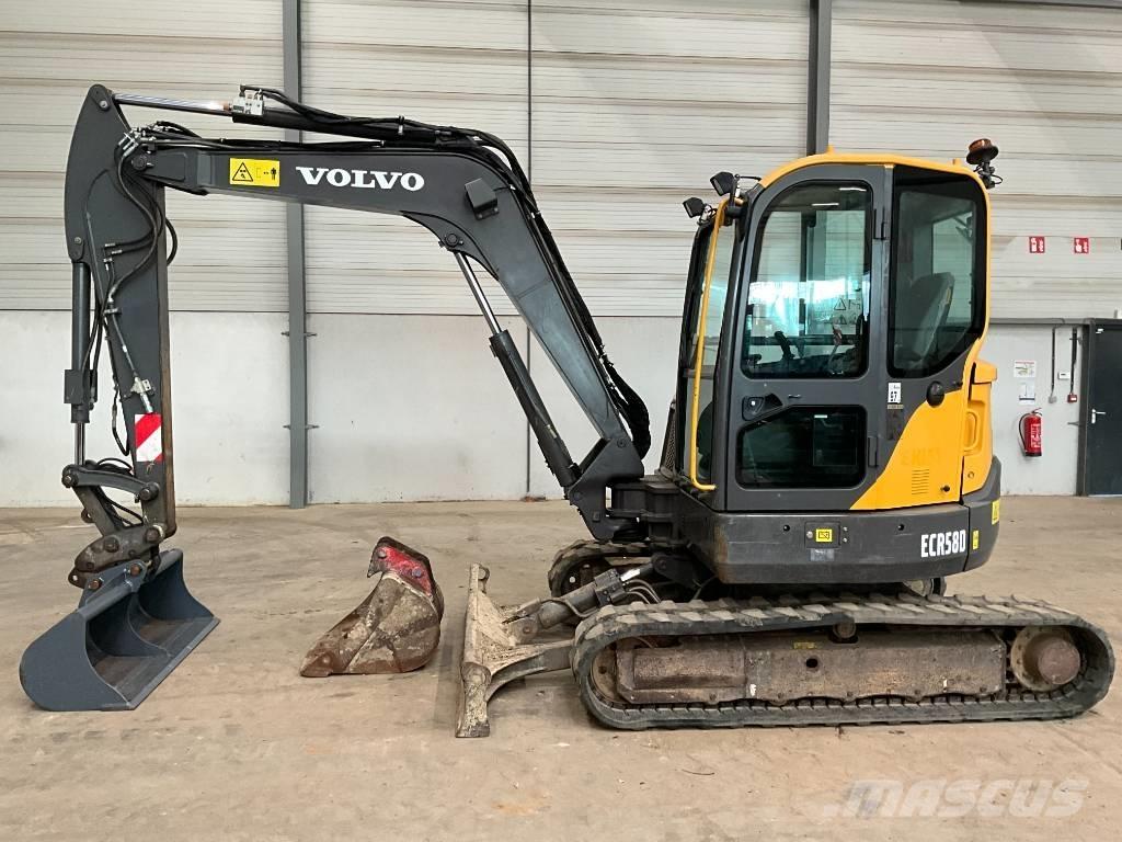 Volvo ECR 58 D حفارات صغيرة أقل من 7 طن (حفارات صغيرة)