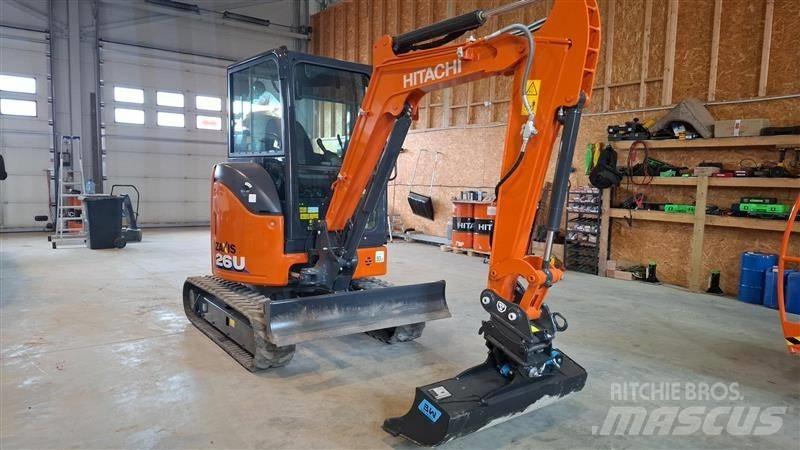Hitachi ZX 26 U-6 حفارات صغيرة أقل من 7 طن (حفارات صغيرة)