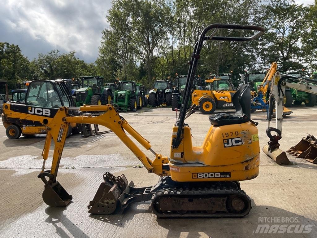 JCB 8008 CTS حفارات صغيرة أقل من 7 طن (حفارات صغيرة)