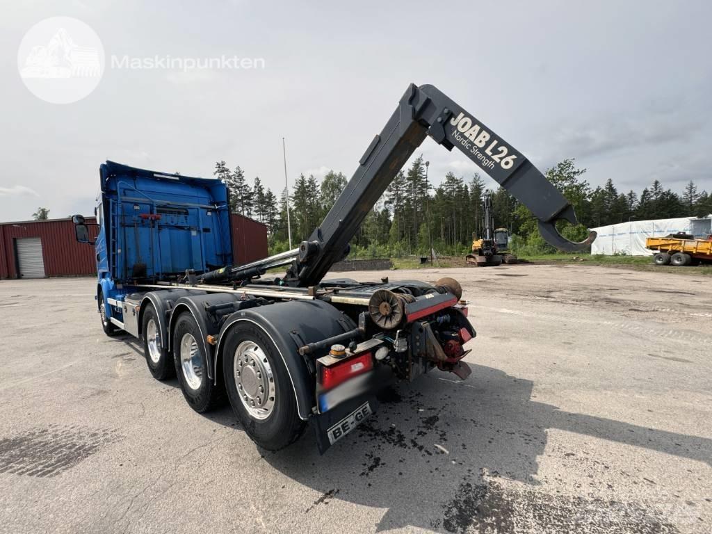 Scania R 490 LB شاحنات الرافعات الخطافية