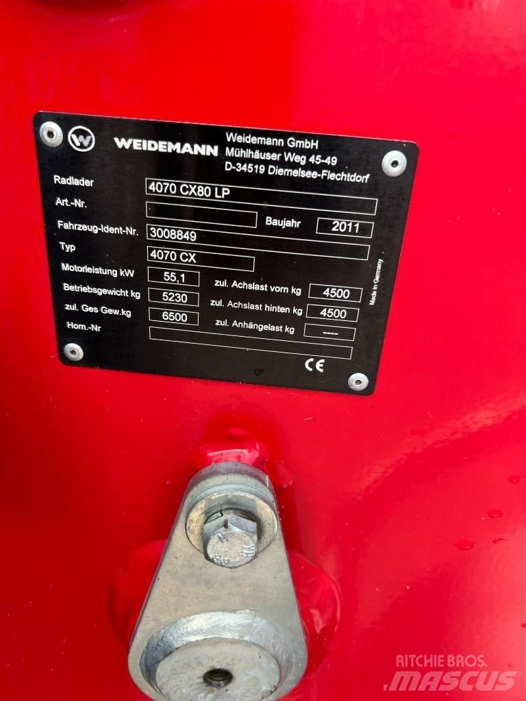 Weidemann 4070CX80LP لوادر بعجل