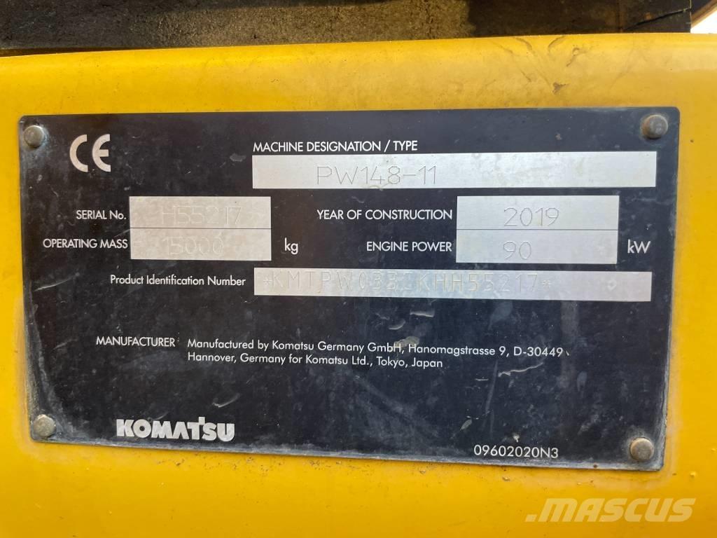 Komatsu PW 148-11 حفارات بعجل