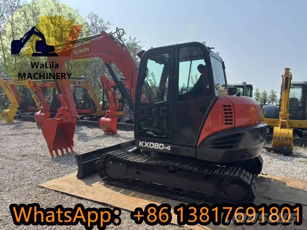 Kubota KX 080-4 حفارات صغيرة أقل من 7 طن (حفارات صغيرة)