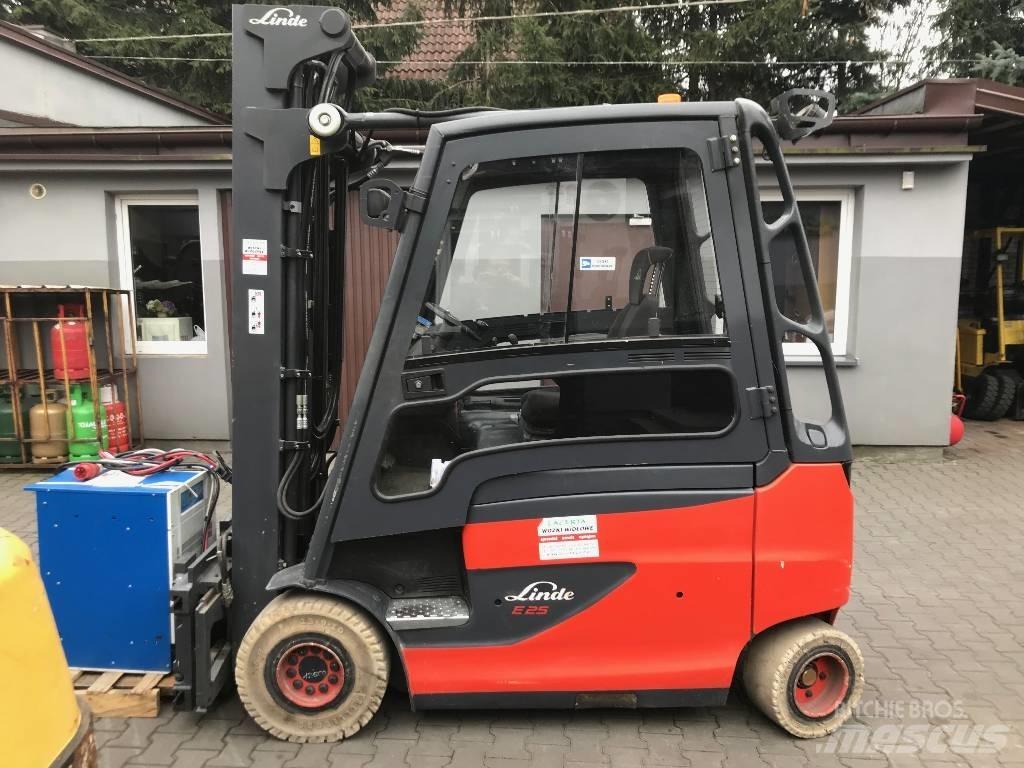 Linde E25H-01/600 شاحنات ذات رافعات شوكية تعمل بالكهرباء