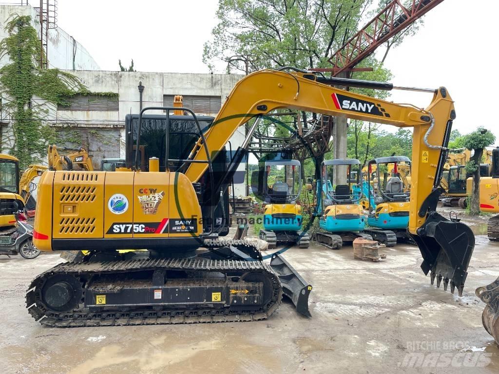 Sany SY 75 C pro حفارات صغيرة أقل من 7 طن (حفارات صغيرة)