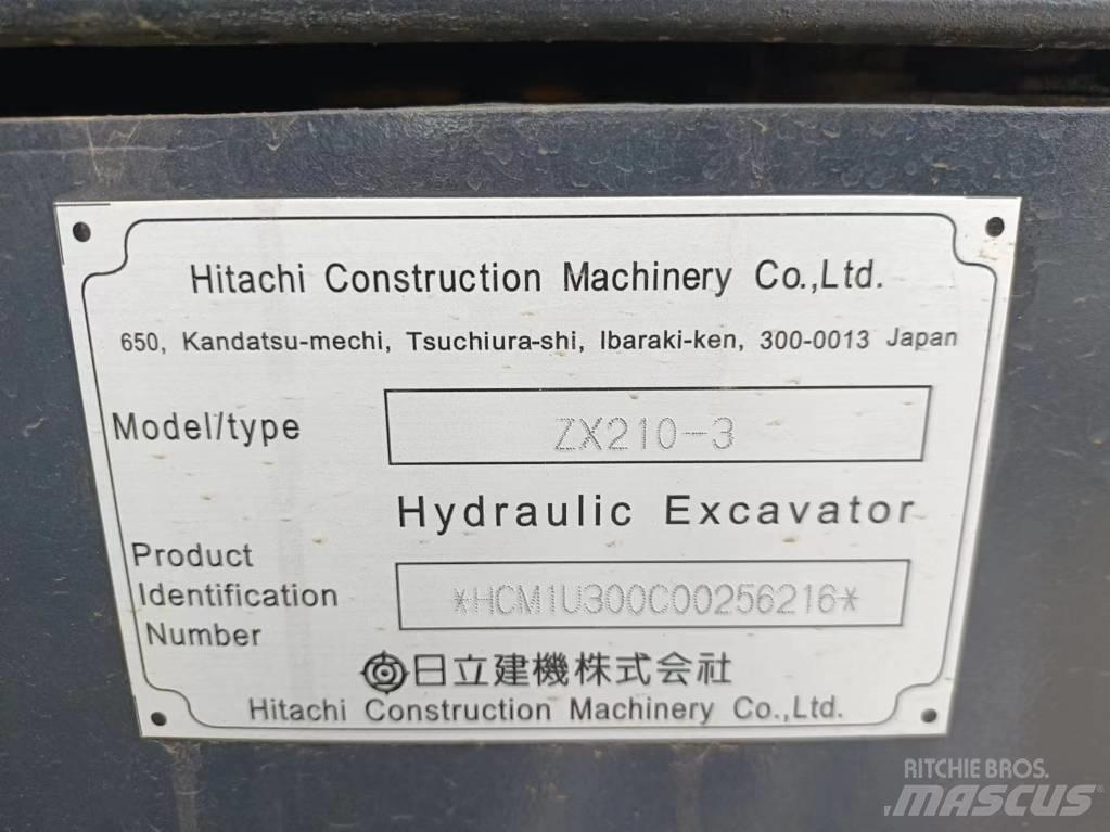 Hitachi ZX210 حفارات زحافة