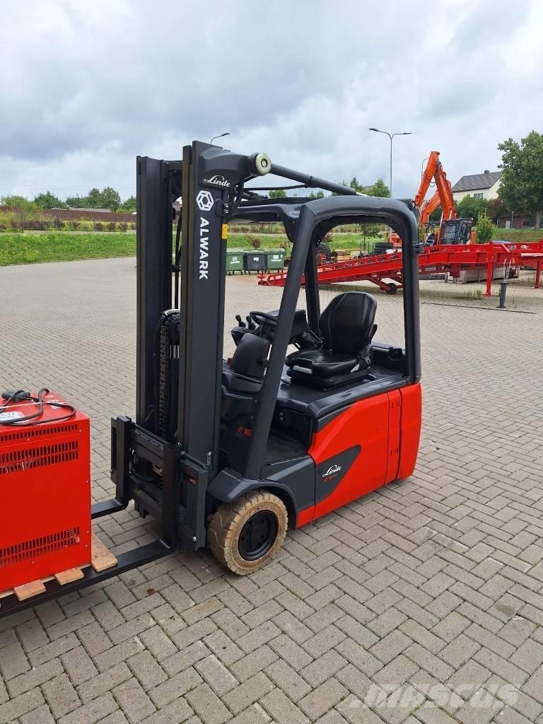 Linde E16 شاحنات ذات رافعات شوكية تعمل بالكهرباء