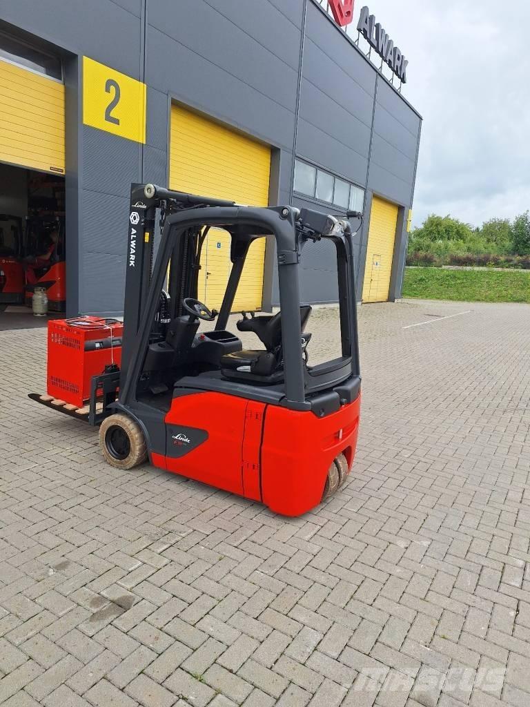 Linde E16 شاحنات ذات رافعات شوكية تعمل بالكهرباء