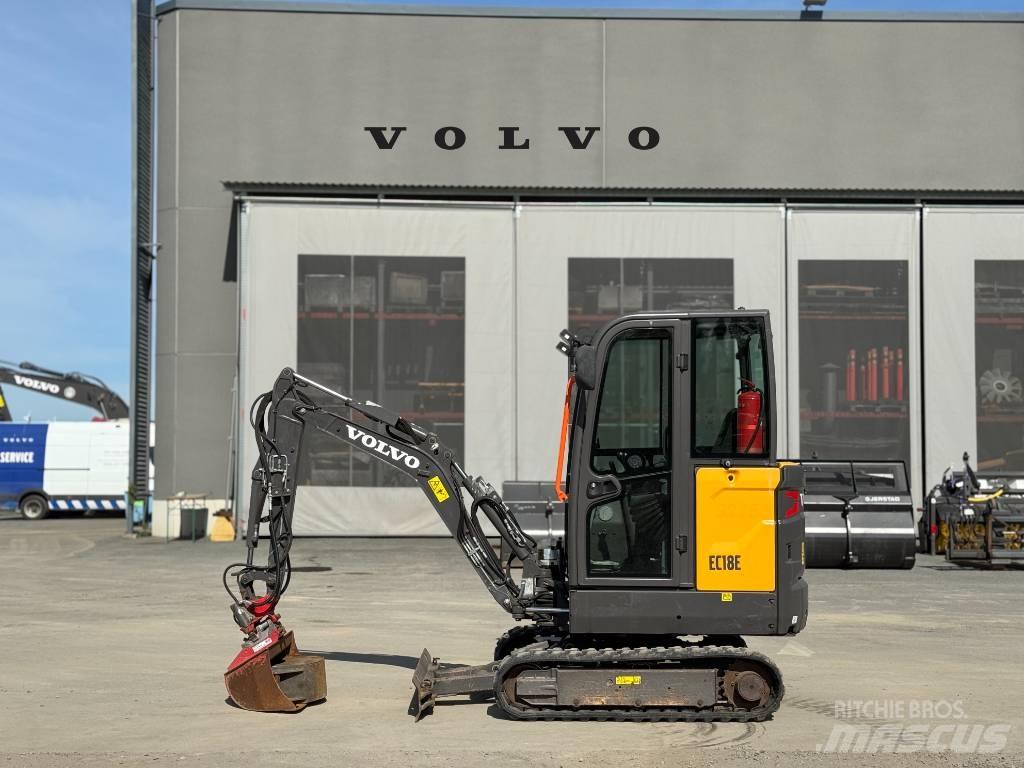 Volvo EC 18 E حفارات صغيرة أقل من 7 طن (حفارات صغيرة)