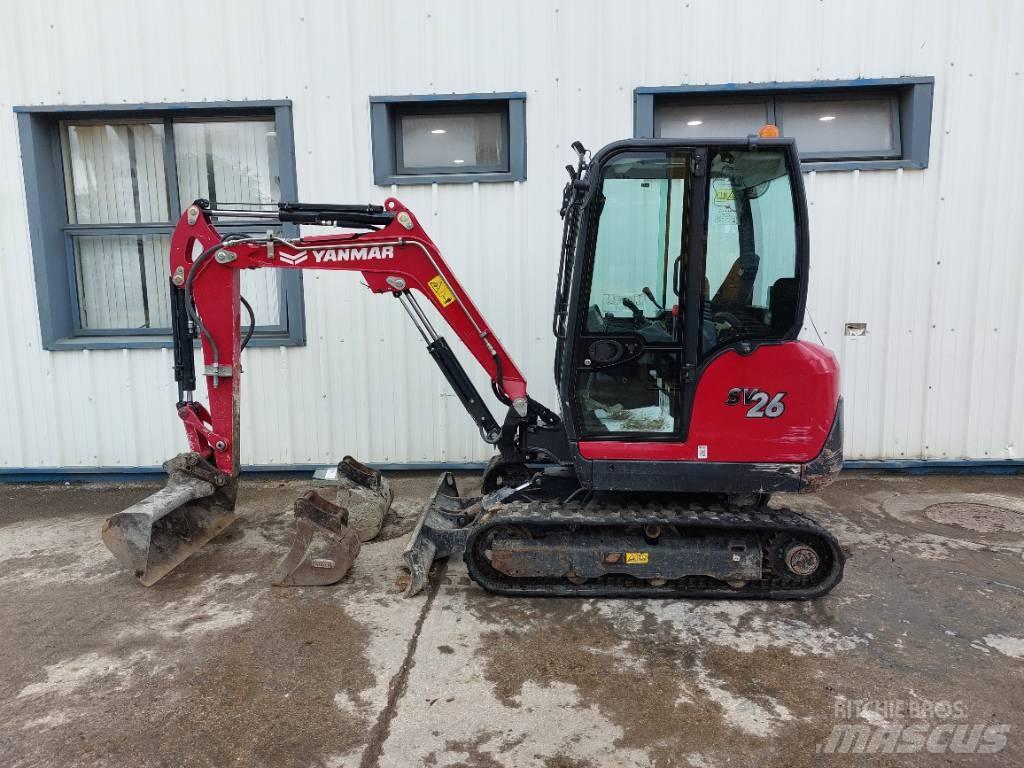 Yanmar SV26 حفارات صغيرة أقل من 7 طن (حفارات صغيرة)