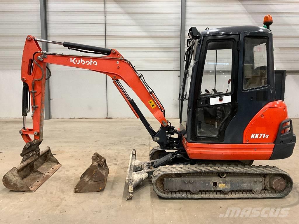 Kubota KX 71-3 حفارات صغيرة أقل من 7 طن (حفارات صغيرة)